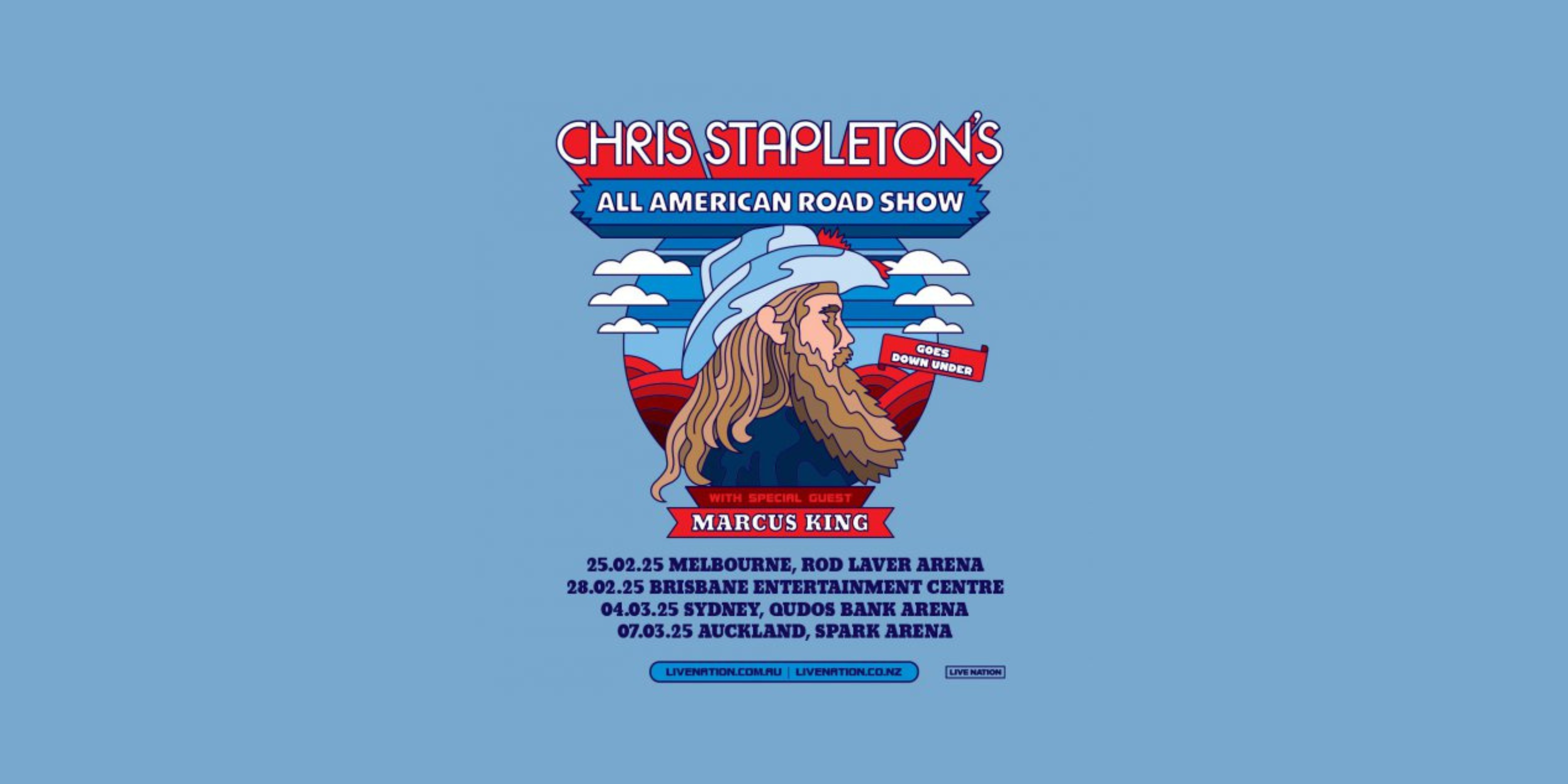 Chris Stapleton’s All-american Roadshow Goes Down Under